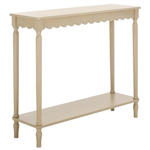 SAFAVIEH Home Collection Haven French Country Farmhouse Natural Brown Console Table for Entryway, Living Room, Foyer SAFAVIEH