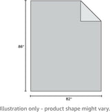 STWIENER 100% Viscose Made from Bamboo Comforter for Hot Sleepers- Soft Breathable Silky Duvet Insert Full Size-with Corner Tabs- All Season Comforter (86"x82", Grey) STWIENER