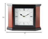 Bulova B1881 Holyoke Clock, Cherry Brown Bulova