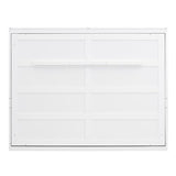 Harper & Bright Designs Queen Size Murphy Bed, Wall Bed, No Box Spring Needed, White Harper & Bright Designs
