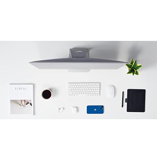 Kaboon 60x24 inches Tabletop, Solid One-Piece Desktop for Sit Stand Desk, Double Desks, L Desk DIY,Wood Countertop Home or Commercial Use,1 inch Thick, White, 23.62" D x 59.1" W Kaboon