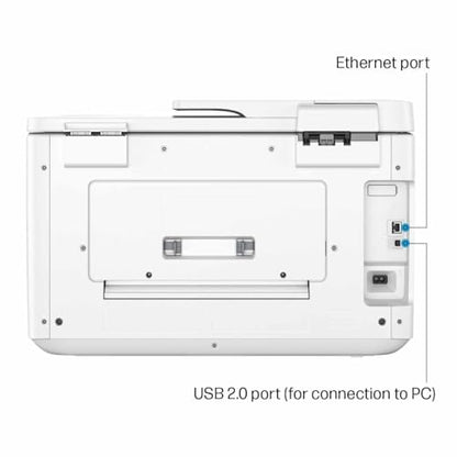 HP OfficeJet Pro 9730e Wide Format Wireless All-in-One Color Inkjet Printer, Print, scan, Copy, ADF, Duplex Printing Best-for-Office, 3 Months of Instant Ink Included (537P6A)