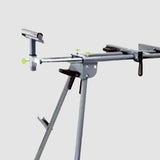 Master Mechanic Lightweight Adjustable Folding Miter Saw Stand with 300 Pound Maximum Load Capacity and Wheels for Easy Transport, Black INTRADIN (SHANGHAI) IMPORT & EXPORT