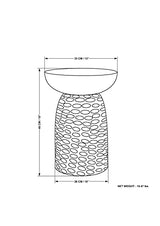 SIMPLIHOME Boyd SOLID MANGO WOOD 13 inch Wide Round Contemporary Wooden Accent Table in Warm Dark Brown, Fully Assembled, for the Living Room and SIMPLIHOME