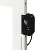 AFI, Madison King Platform Bed with Matching Footboard and Twin XL Trundle, White AFI