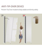 AUEYTVR Metal Bathroom Storage Cabinet,47" Bathroom Storage Unit,Freestanding Bathroom Floor Cabinet with 4 Doors and 2 Adjustable Shelves for Bathroom,Kitchen,Living Room, Dining Room AUEYTVR