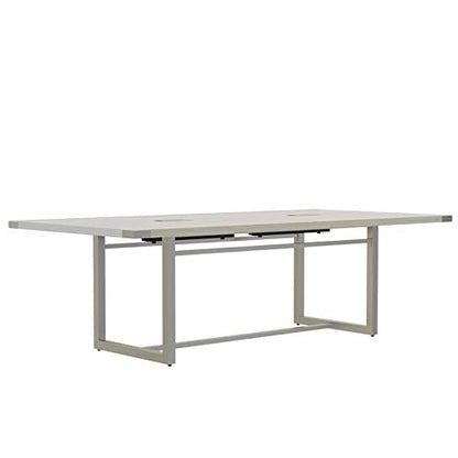 Scranton & Co Conference Table Sitting Height - 8' White Ash - WoodArtSupply