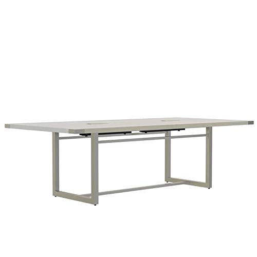 Scranton & Co Conference Table Sitting Height - 8' White Ash - WoodArtSupply