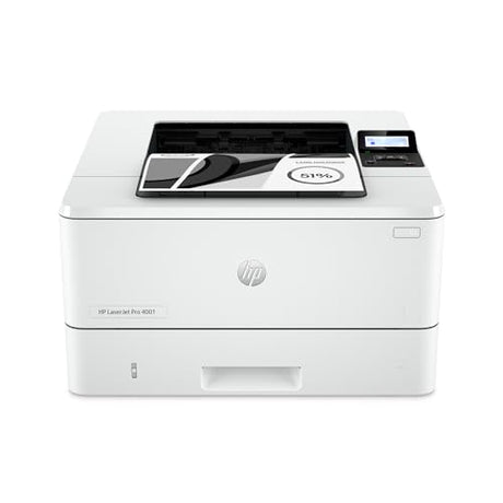 HP LaserJet Pro 4001n Black & White Printer, Print, Fast speeds, Easy setup, Mobile printing, Advanced security, USB, Ethernet Connection, Best-For-Office HP