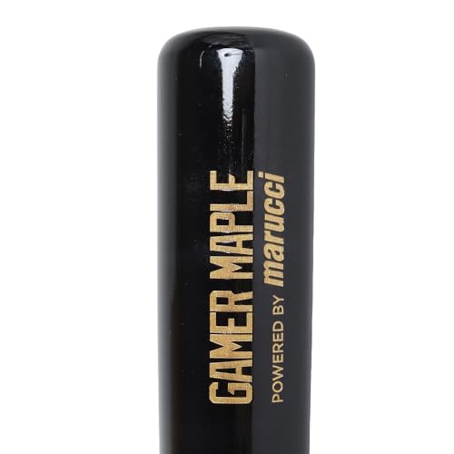 Gamer - Powered By Marucci, Maple Baseball Bat, Black, 32" Marucci