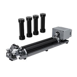 ATOMSTACK Maker R6 Laser Rotary Roller, Multi-functional Chuck with 4 Raisers, 6000mm/min High Speed for Rings, Spheres, Mugs with Handle, Compatible with xTool, Ortur, Creality, NEJE, Sculpfun ATOMSTACK