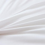 Holawakaka White Waterfall Ruffle Comforter Set Full Size Multi-Layers Ruffled Shabby Chic 3PCS Bedding Set for Girls Women Holawakaka