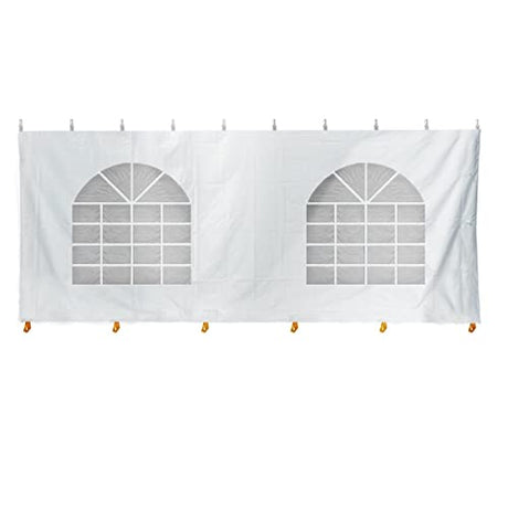 TentandTable Standard Cathedral Tent Sidewall, 7-Foot by 20-Foot, Waterproof Sidewalls for Commercial Party & Canopy Tents, UV Resistant & Removable, 14oz Translucent Vinyl, Tent Not Included TentandTable