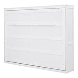 Harper & Bright Designs Queen Size Murphy Bed, Wall Bed, No Box Spring Needed, White Harper & Bright Designs