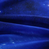 SDIII 3PCS Blue Space Queen Fitted Sheet Set, Bed in a Bag Galaxy Fitted Queen Sheet, Soft Microfiber, Queen Deep Pocket Sheet Set for Kids Boys and Girls, 1 Fitted Sheet and 2 Pillowcases SDIII