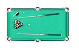 RACK Crux 55 in Folding Billiard/Pool Table (Green)-Portable and Space-Saving Entertainment! RACK