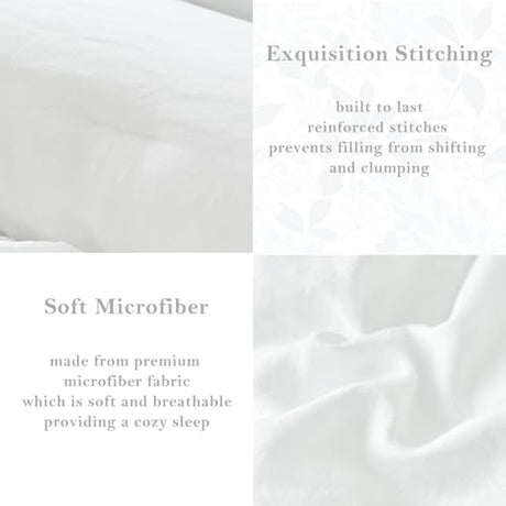 PERFEMET White Twin Comforter Set, 3 Pieces Ruffled Girls Comforter Sets Boho Vintage Shabby Chic Bedding, All Season Soft Lightweight Kids Bed Set for Teen Girl (White,Twin) PERFEMET