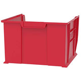 Akro-Mils 30283 Super-Size AkroBins Plastic Storage Bins, Space-Saving Stackable Bins for Garage, Classroom, Warehouse Organization, 20-Inch L x 18-Inch W x 12-Inch H, Red, 1-Pack Akro-Mils