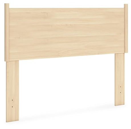 Signature Design by Ashley Cabinella Full Panel Headboard Platform, Light Brown Signature Design by Ashley