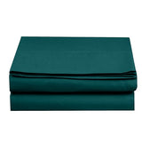 Elegant Comfort Premium Hotel Quality 1-Piece Flat Sheet, Luxury and Softest 1500 Premium Hotel Quality Microfiber Bedding Flat Sheet, Wrinkle-Free, Stain-Resistant, King, Marine Teal Elegant Comfort