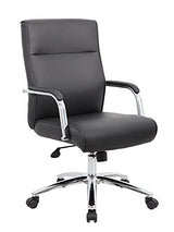 Boss Office Products (BOSXK Modern Executive Conference Chair, Black, B696C-BK Boss Office Products