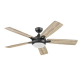 Prominence Home 51649-01 Lorelai Smart Ceiling Fan with Light and Remote, 52, Bronze Prominence Home