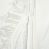 Lush Decor Ella Ruffle Lace 100% Cotton Duvet Cover, 3 Piece Set, Full/Queen, White - Cute Comforter - Queen Bedding Set - White Bedding Full Size - Coquette Decor - Neutral Lace Trim - Ruffle Trim Lush Decor