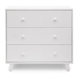 Delta Children Ava 3 Drawer Dresser with Changing Top and Interlocking Drawers - Greenguard Gold Certified, White Delta Children