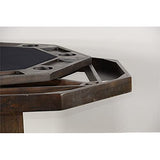 Pemberly Row Transitional Wood Game & Dining Table in Tobacco Leaf Pemberly Row