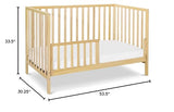 DaVinci Union 4-in-1 Convertible Crib in Natural, Greenguard Gold Certified, 1 Count (Pack of 1) DaVinci
