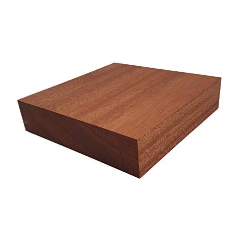 Mahogany Lumber Bowl Blanks (1pc) (2" x 6" x 6") Barrington Hardwoods