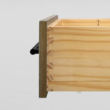 OVE Decors Bailey 72 in. W x 22 in. D x 34.5 in. H Bath Vanity in Driftwood Oak with White Engineered Quartz Top OVE Decors