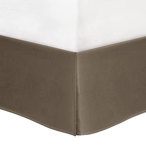 Madison Park Palisades Comforter Set Modern Faux Suede Pieced Stripe Design, All Season Down Alternative Cozy Bedding with Matching Shams, Decorative Pillows, King(104"x92"), Brown 7 Piece Madison Park