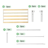 Novilla Queen Metal Platform Bed Frame with Wood Slat Support – Easy Assembly, White Finish Novilla