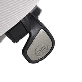 Serta® Lautner Executive Home Office Desk Chair, Ergonomic High-Back with Adjustable Lumbar and Body Pillows, SmartLayers™ and ComfortCoils® Technology, Mesh and Bonded Leather, Black and White Serta