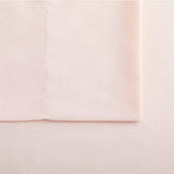 Serta Simply Clean Super Soft Hypoallergenic Stain Resistant Deep Pocket 3 Pieces Solid Bed Sheet Set, Twin XL, Blush Pink Serta