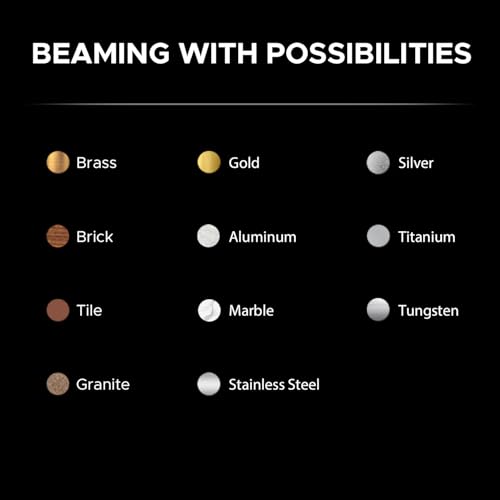 OMTech 30W MOPA Fiber Laser Engraver with Rotary Axis, 5.9"x5.9" Laser Metal Etching Machine for Color Metal Marking, Laser Marking Machine with JPT Source EZCad Galvo Lens OMTech