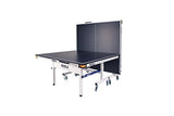 JOOLA Rally TL Professional MDF Indoor Ping Pong Table w/ Quick Clamp Table Tennis Net & Post Set - 10 Minute Easy Assembly - Corner Ball Holders - Tournament Quality - Includes Playback Mode JOOLA