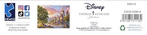 Ceaco - Thomas Kinkade - Disney - Beauty & The Beast II - 1000 Piece Jigsaw Puzzle Ceaco