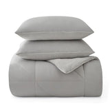 UGG Full/Queen Comforter Set – 3 Piece Luxury Reversible Plush Queen Bed Set with Down Alternative Fill, Soft Comforter Bedding Set with 2 Queen Shams for Home & Bedroom Decor, Seal Gray (Corey) UGG