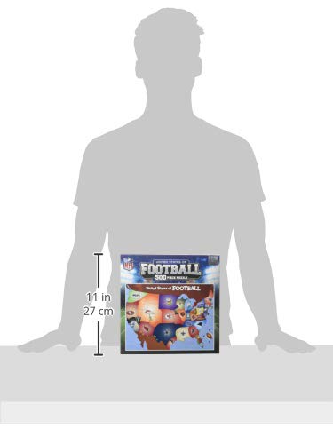 MasterPieces Sports Puzzle - All Teams 500 Piece Jigsaw Puzzle for Adults - NFL League Map Puzzle - 24"x18"