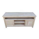 International Concepts TV Stand with 2 Doors, 1 Shelf and 2 Cabinets IC International Concepts