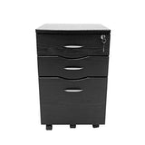 Techni Mobili Rolling Storage and File Cabinet, Espresso Techni Mobili