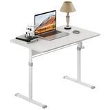 cdar Manual Standing Desk, Adjustable Height Game Desk, Hand Crank Standing Desk, Hand Lifting Computer Desk, Manual Stand Up Desk 100 cm cdar