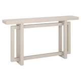 Henn&Hart Breslow Console Table, 55" Wide, White Henn&Hart