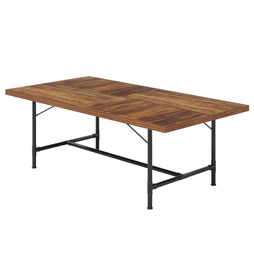 LITTLE TREE 6FT Conference Table, Rectangle 70.8" W x 35.4" D Meeting Table, Seminar Table for Office Conference Room - WoodArtSupply