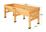 VegTrug VTNMD 0367 USA 1.8m Raised Planter, large, Natural VegTrug