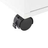 Lavish Home File Cabinet - 2-Drawer Cabinet with Lock and Deep Drawer Storage - Rolling Filing Cabinet for Under The Desk, Home, or Office (White) Lavish Home