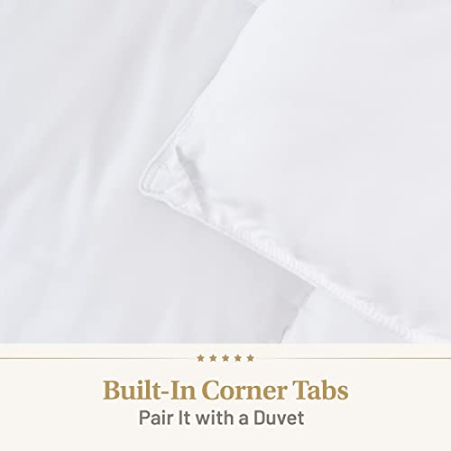 Down Alternative Comforter King Size - Fluffy Duvet Insert - Premium Plush All Season - Luxury Breathable Hotel Cooling Comforter - King, White, 104x86 inches - Comes Compressed Packaging Lavish Comforts