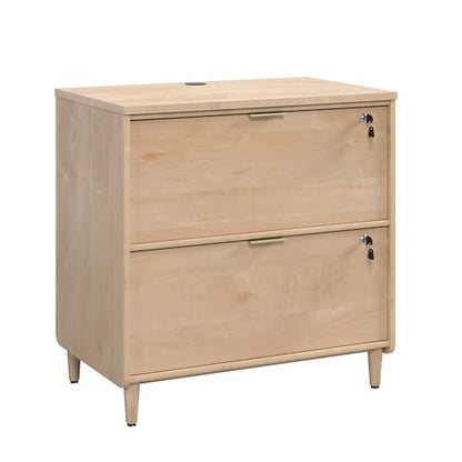 Sauder Clifford Place 2-Drawer Lateral File Cabinet, L: 29.53" x W: 18.5" x H: 30.28", Natural Maple Finish - WoodArtSupply